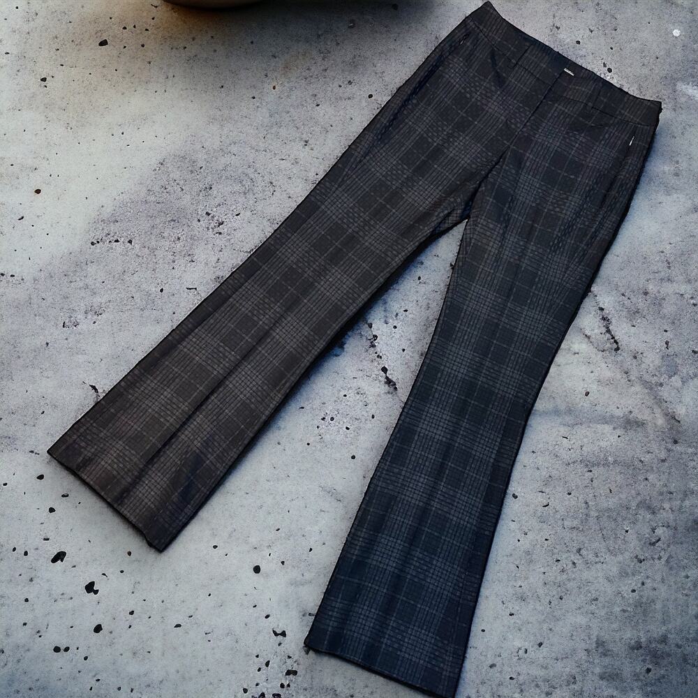 Elie Tahari Anna Shadow Plaid Pants EUC